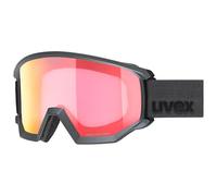 Uvex athletic CV - lunettes de ski pour adults - Catégorie de filtre 2 - anti-buée - black matt SL/red-purple - one size