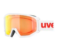 uvex athletic CV - lunettes de ski pour adults - Catégorie de filtre 2 - anti-buée - white m SL/orange-green - one size