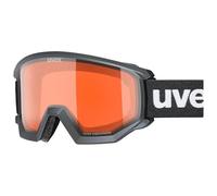 Uvex athletic LGL - lunettes de ski pour adults - Catégorie de filtre 2 - anti-buée - black dl orange-clear - one size