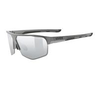 Lunettes Uvex Axos gris clair avec verres miroir transparents
