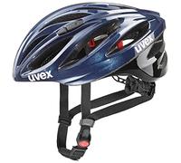 uvex Boss Race - Casque Performance sûr pour Hommes et Femmes - Réglage de la Taille Individuel - Ventilation Optimisée - Deep Space-Black - 52-56 cm