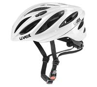 uvex Boss Race - Casque Performance sûr pour Hommes et Femmes - Réglage de la Taille Individuel - Ventilation Optimisée - White - 52-56 cm
