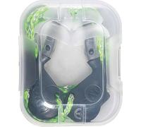 uvex bouchons d'oreilles xact-fit 2124018 transparent, gris SNR 26 dB 50 paires taille M, L