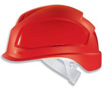 Uvex Casque de protection Pheos E-S 9770321 Rouge Sans aérations (97701)