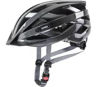 uvex Air Wing - Casque Polyvalent Léger pour Hommes et Femmes - Réglage de la Taille Individuel - à Compléter avec un Éclairage Led - Grey-Black - 52-57 cm