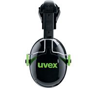 Uvex Casque microphoniquersprotection K1H 2600201 noir, vert Snr 27 Db (25021)-L