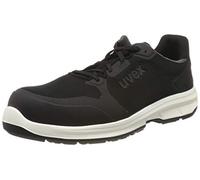 Uvex Chaussure de Sécurité Basse 1 Sport S1 SRC | La Design Sportif Basket | Semelle Antidérapante | Embout de Protection des Orteils Léger et Exempt de Métal | Noir