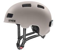 uvex City 4 - Casque de Bicyclette léger pour Adults - réglage de la Taille Individuel - Doublure Lavable - Warm Grey Matt - 51-55 cm
