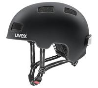 uvex City 4 - Casque de Bicyclette léger pour Adults - réglage de la Taille Individuel - Doublure Lavable - Black Matt - 58-61 cm