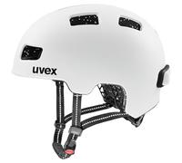 uvex City 4, Casque de vélo, Adulte Unisexe, White Skyfall Matt, 55-58 cm