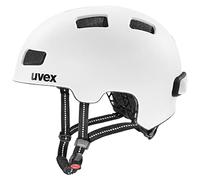 uvex City 4 Reflex Casque de Cyclisme Unisex-Adult, White Matt, 58-61 cm