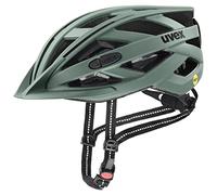uvex City I-Vo MIPS - Casque de Ville Léger pour Hommes et Femmes - Système MIPS - Éclairage LED Compris - Moss Green Matt - 56-60 cm