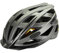 uvex City I-Vo Mips - Casque de Ville Léger pour Hommes et Femmes - Système Mips - Éclairage Led Compris - Titan Matt - 52-57 cm