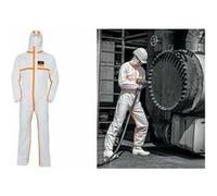 uvex Combinaison de protection jetable 4B, XL, blanc/orange G