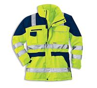 Uvex Construction Protection Flash Veste de travail pour homme - Veste de sécurité jaune d'avertissement - Très bonne isolation thermique, Jaune haute visibilité, S