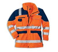 Uvex Construction Protection Flash Veste de travail pour homme - Veste de sécurité pour homme - Très bonne isolation thermique, Orange vif (orange vif), 5XL