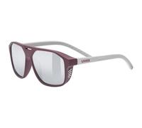 uvex cosmic - lunettes de sport pour enfants - protection à 100% contre les UVA, UVB et UVC - effet miroir - cranb-grey m./mir.silv - one size
