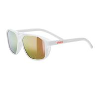 Uvex Cosmic Sunglasses Clair Mirror Red/CAT3 White Matt