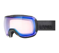 Uvex downhill 2100 V - lunettes de ski pour adults - auto-teinté - anti-buée - black m. dl/blue-cl - one size