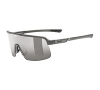 uvex dyrt - lunettes de sport pour adults - forte protection contre les UV - protection à 100% contre les UVA, UVB et UVC - smoke gray matt/smoke gray - one size