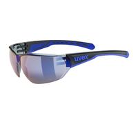 Uvex Equate Sunglasses Clair Mirror Blue/CAT3 Black Blue Matt
