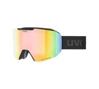 Uvex Evidnt Attract Woman Ski Goggles Noir Mirror Rainbow Variomatic Clear/CAT1-3+Contrastview Yellow Clear/CAT1 Femme