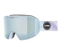Uvex Evidnt Attract Woman Ski Goggles Bleu Mirror Sapphire Contrastview Green Clear/CAT3+Yellow Clear/CAT1 Femme