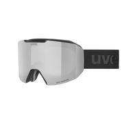 Uvex Evidnt Attract S Woman Ski Goggles Noir Mirror Silver Variomatic Clear/CAT1-3+Contrastview Yellow Clear/CAT1 Femme