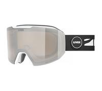 Uvex - Evidnt Attract S2,S1 (VLT 26%,59%) - Masque de ski - white matt / mirror silver