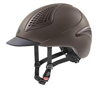 uvex Exxential Ii - Casque d’équitation Léger pour Hommes et Femmes - Réglage de la Taille Individuel - Ventilation Optimale - Mocca Matt - 57-59 cm