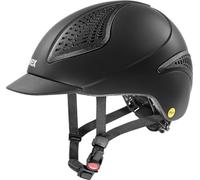 uvex exxential III MIPS Casque d'équitation léger unisexe Taille réglable Noir mat S-M