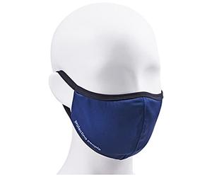 Uvex Face Mask Masque de Protection Respiratoire - Réutilisable et lavable - Désinfection Possible - Ink Blue - S/M (51-57 cm)