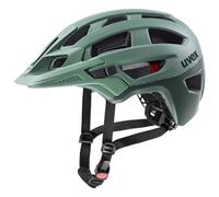 uvex Finale 2.0 - Casque VTT sûr pour Femmes et Hommes - Ajustement Individuel - Extensible avec éclairage LED - Moss Green Matt - 52-57 cm