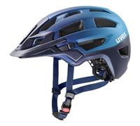 uvex Finale 2.0 - Casque VTT sûr pour Femmes et Hommes - Ajustement Individuel - Extensible avec éclairage LED - Deep Space-Azure Matt - 56-61 cm