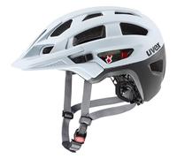 uvex Finale 2.0 - Casque VTT sûr pour Femmes et Hommes - Ajustement Individuel - Extensible avec éclairage LED - Cloud-Dark Silver Matt - 52-57 cm