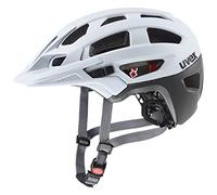 uvex Finale 2.0 - Casque VTT sûr pour Femmes et Hommes - Ajustement Individuel - Extensible avec éclairage LED - Cloud-Dark Silver Matt - 52-57 cm
