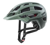 uvex Finale 2.0 - Casque VTT sûr pour Femmes et Hommes - Ajustement Individuel - Extensible avec éclairage LED - Moss Green Matt - 52-57 cm