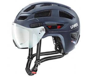 Uvex - Finale Visor Vario - Casque de cyclisme - 52-57 cm - deep space matt / fm blue
