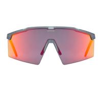 Uvex - Flowline Supravision Cat. 2 - Lunettes vélo - smoke matt / mirror red
