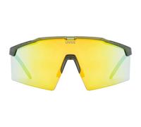 Uvex - Flowline Supravision Cat. 3 - Lunettes vélo - olive matt / mirror gold