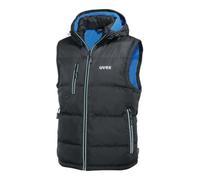 uvex Gilet matelassé Uvex, noir / bleu, Taille unisexe : 3XL Quantité:1