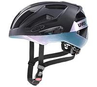 uvex Gravel x - Casque de vélo sûr pour Hommes et Femmes - réglage de la Taille Individuel - Ventilation optimisée - Black-Flip Flop Matt - 52-57 cm