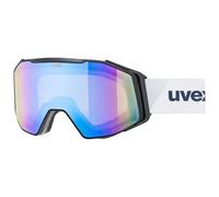 Uvex gravity FM - lunettes de ski pour adults - Catégorie de filtre 2 - anti-buée - black matt dl/blue-green - one size