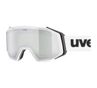 Uvex - Gravity FM S2 (VLT 20%) - Masque de ski - white matt / mirror silver