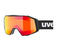 Uvex - Gravity FM S2 (VLT 33%) - Masque de ski - black matt / mirror red