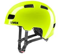 uvex hlmt 4 - Casque de vélo léger pour Enfants - Ajustement Individuel - Rembourrage intérieur Lavable - Neon Yellow - 51-55 cm