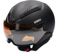 UVEX HLMT 600 VISOR WE GLAMOUR casque de ski femme noir mat 55-57cm