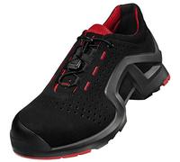 Uvex Homme 8519244 S1P Chaussures de sécurité Taille : 44 Noir, Rouge 1 Paire, Nero Rosso