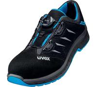 Uvex Hommes 2 Trend 6938 6938239 Chaussures Basses de sécurité S1P Pointure EU : 39 Noir/Bleu 1 Paire Durable et Robuste