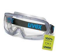 Uvex Hypervision - Lunettes de vision intégrale - Lunettes de protection avec visière panoramique - 100 % protection UV - Ne s'embue pas et résiste aux rayures